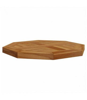 vidaXL Table Top 40x40x2.5 cm Octagonal Solid Wood Teak