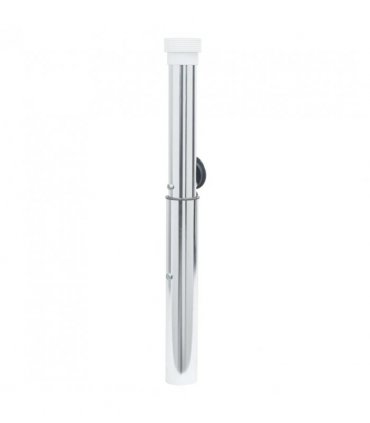 vidaXL In-Ground Parasol Base for 40-50 mm Pole Silver Aluminum