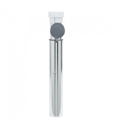 vidaXL In-Ground Parasol Base for 40-50 mm Pole Silver Aluminum