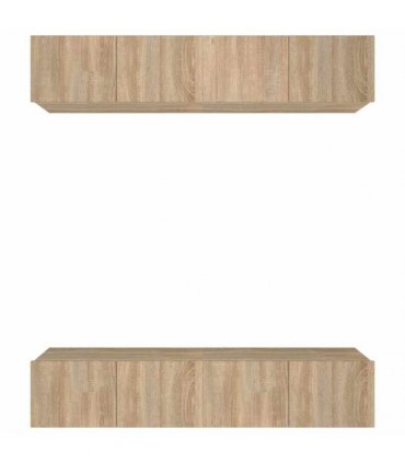 vidaXL TV Cabinets 4 pcs Sonoma Oak 80x30x30 cm Engineered Wood