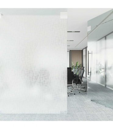 vidaXL Window Film Frosted Star Pattern 45x500 cm PVC