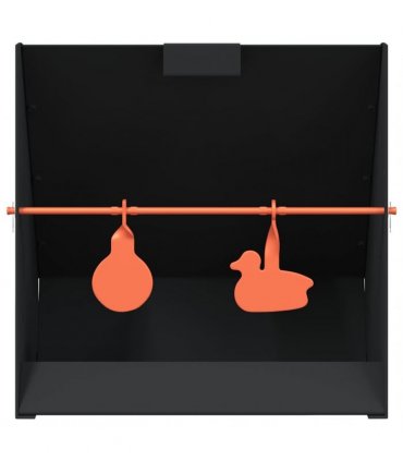 vidaXL Pellet Trap Black 31 x 23 x 31.5 cm Steel