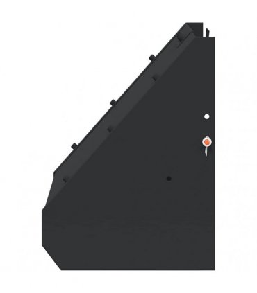 vidaXL Pellet Trap Black 31 x 23 x 31.5 cm Steel