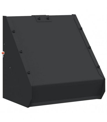vidaXL Pellet Trap Black 31 x 23 x 31.5 cm Steel