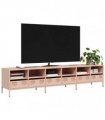 vidaXL TV Cabinet Pink 202x39x43.5 cm Cold-rolled Steel
