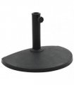vidaXL Parasol Base | Black | Polyresin | Standard | Decorative Inlays
