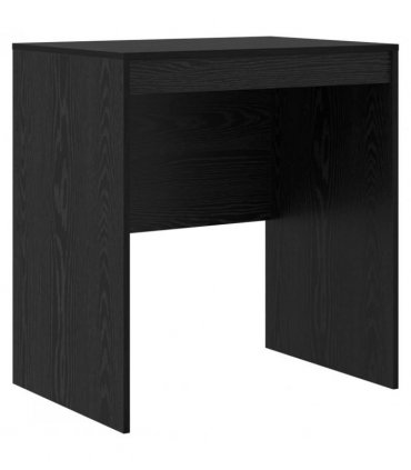 vidaXL Desk with Drawer with Shelf with Storage 2 pcs Black Oak