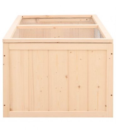 vidaXL Hamster Cage 104x52x38 cm Solid Wood Fir