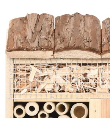 vidaXL Insect Hotel 30x10x30 cm Firwood