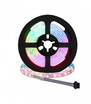 vidaXL LED Strip 2 pcs Black and Transparent 1300 mm