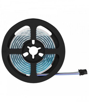 vidaXL LED Strip 2 pcs Black and Transparent 1300 mm