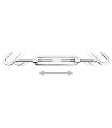 vidaXL 6 Piece Sunshade Sail Mounting Kit Stainless Steel