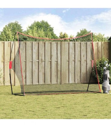 vidaXL Golf Training Aid Black 314 x 92 x 214 cm Polyester