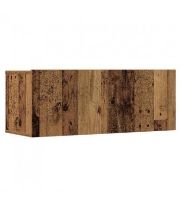vidaXL 7 Piece TV Cabinet Set Wall-mounted Old Wood Engineered Wood