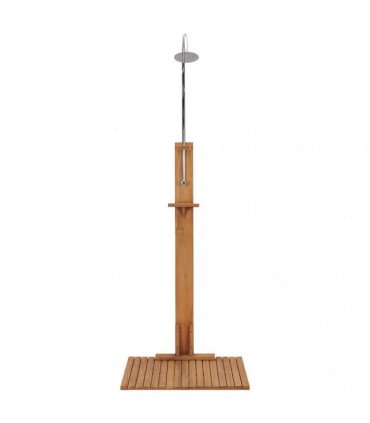 vidaXL Garden Shower 75x75x210 cm Solid Teak Wood
