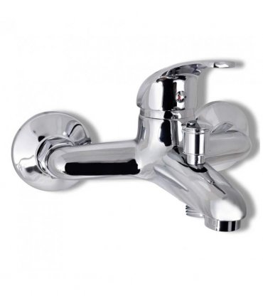 vidaXL Bath Shower Mixer Tap Kit Chrome