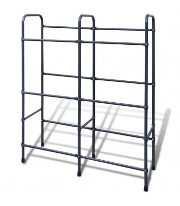 vidaXL Steel Shelf for 6 Crates