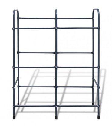 vidaXL Steel Shelf for 6 Crates