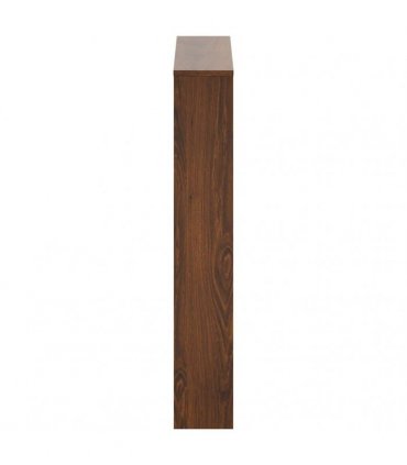 vidaXL Shoe Cabinet with Mirror 3-Layer Brown Oak 63x17x102.5 cm
