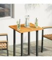 vidaXL Table Top 60x60x2 cm Square Solid Wood Acacia