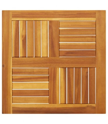 vidaXL Table Top 60x60x2 cm Square Solid Wood Acacia