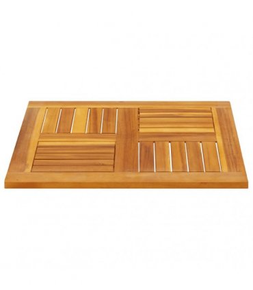 vidaXL Table Top 60x60x2 cm Square Solid Wood Acacia
