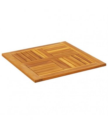 vidaXL Table Top 60x60x2 cm Square Solid Wood Acacia