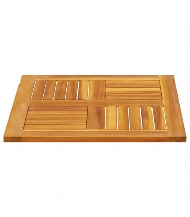 vidaXL Table Top 60x60x2 cm Square Solid Wood Acacia