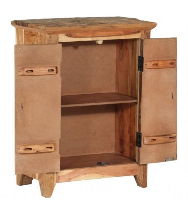 vidaXL Sideboard 55x33x75 cm Solid Wood Acacia and Reclaimed