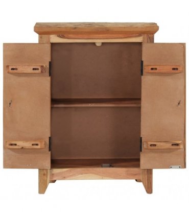 vidaXL Sideboard 55x33x75 cm Solid Wood Acacia and Reclaimed