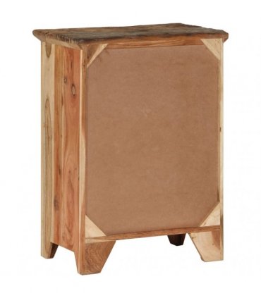 vidaXL Sideboard 55x33x75 cm Solid Wood Acacia and Reclaimed