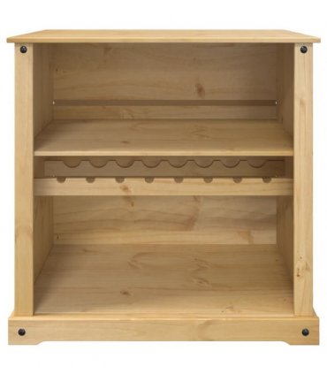 vidaXL Wine Cabinet Corona 107.5x51x105.5 cm Solid Wood Pine