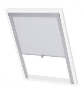 vidaXL Blackout Roller Blinds White S06/606