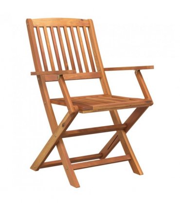 vidaXL 5 Piece Garden Dining Set Solid Wood Acacia
