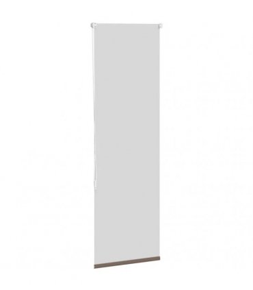 vidaXL Roller Blind Blackout Coffee 40x130 cm Fabric Width 35.7 cm Polyester