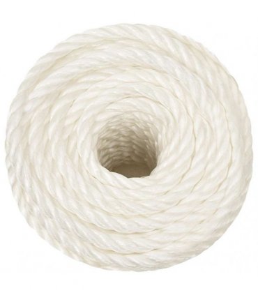 vidaXL Work Rope White 12 mm 25 m Polypropylene