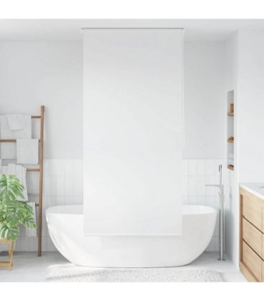 vidaXL Shower Roller Blind 100x240 cm White