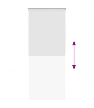 vidaXL Shower Roller Blind 100x240 cm White