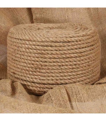 vidaXL Rope 100% Jute 12 mm 250 m
