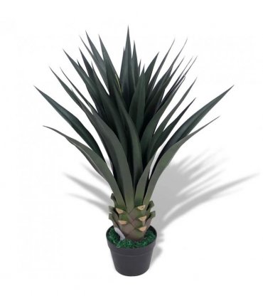 vidaXL Artificial Yucca Plant with Pot 85 cm Green