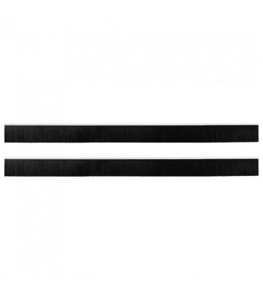 vidaXL Self-adhesive Door Brush Seals 2 pcs White 100 cm