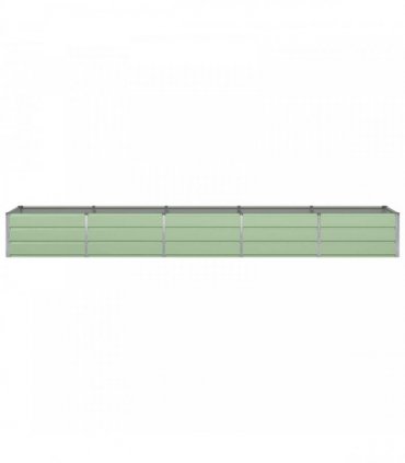 vidaXL Planter Green 400 x 80 x 45 cm Steel