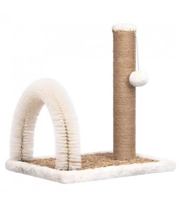 vidaXL Cat Tree with Arch Grooming Brush and Scratch Post