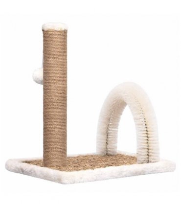 vidaXL Cat Tree with Arch Grooming Brush and Scratch Post