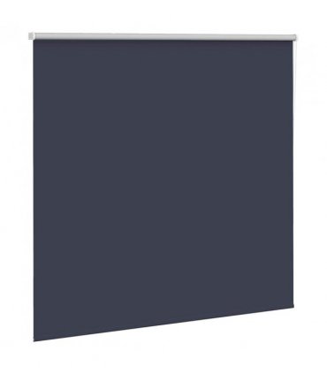 vidaXL Roller Blind Blackout Marine 145x150 cm Fabric Width 141.6 cm Polyester