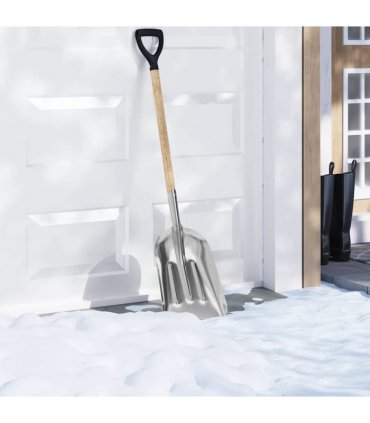 vidaXL Shovel Silver 29 x 122 cm Aluminum
