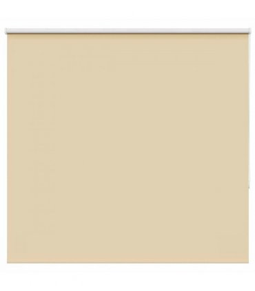 vidaXL Roller Blind Blackout Beige 165x175 cm Fabric Width 161.6 cm Polyester