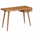vidaXL Writing Table Solid Acacia Wood 110x50x76 cm