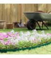 vidaXL Lawn Edgings Green 2000 x 4 x 5 cm Plastic