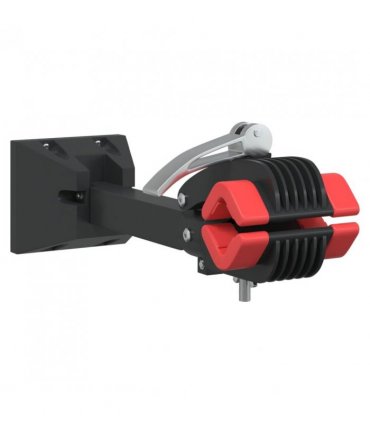 vidaXL Bike Repair Stand Wall Mounted Foldable Red and Black Steel